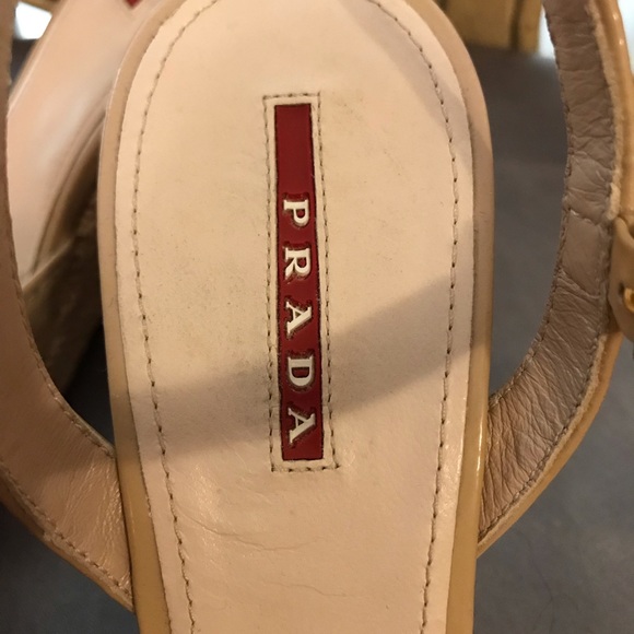 Prada Bow Wedges - Nude - Picture 6 of 8